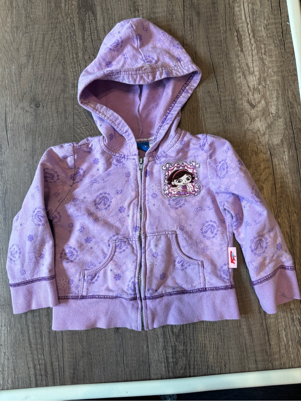 Vintage 2000 Y2K Little Einsteins June Baby Toddler Clothes Shirt Hoodie Zip 2T